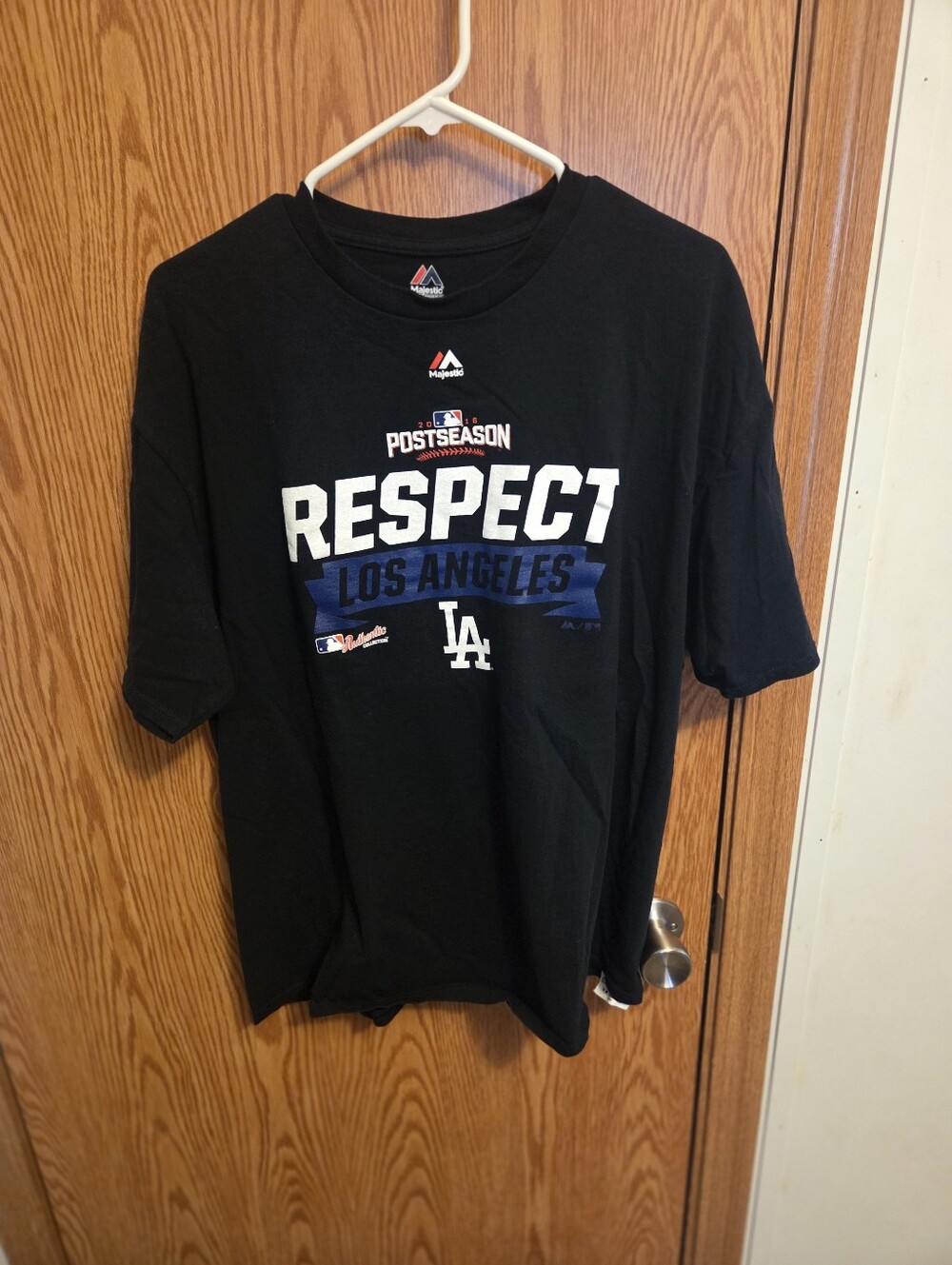 Majestic Los Angeles Dodgers 2016 Postseason Shirt Sz XL Men's MLB